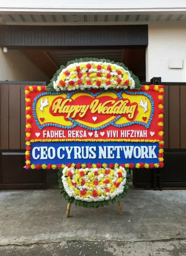 Papan Bunga Pernikahan belitung utara